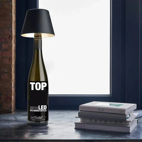 Vinélis | Lampe Bouteille – Élégance Moderne et Rechargeable