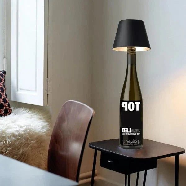 Vinélis | Lampe Bouteille – Élégance Moderne et Rechargeable