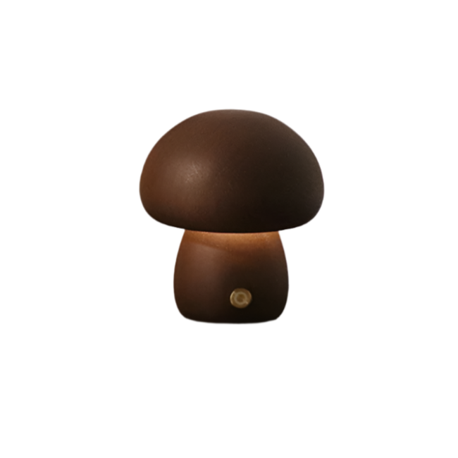 Sylvéra | Lampe Champignon – Élégance Naturelle et Rechargeable