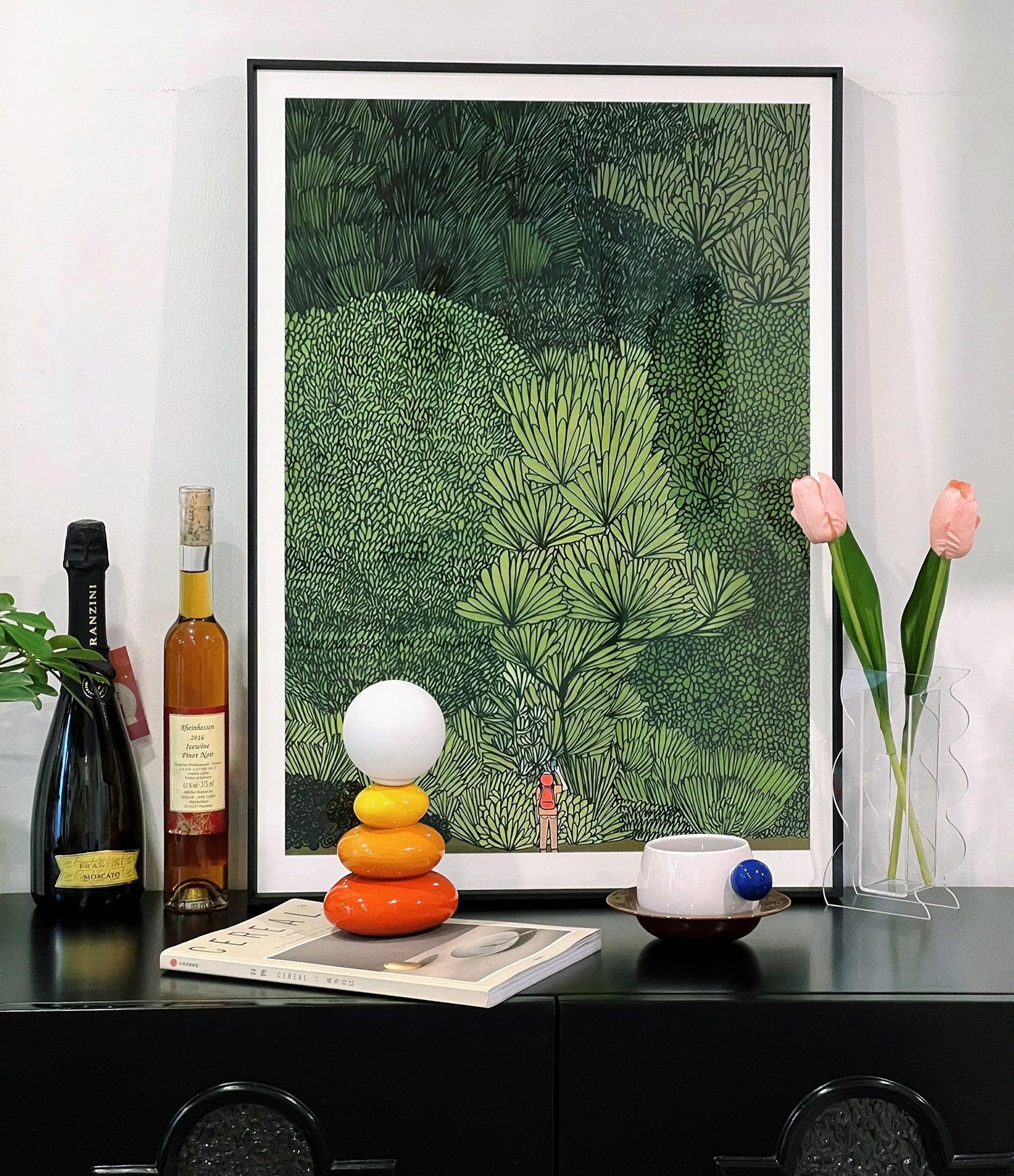 Éclat | Lampe de Table – Silhouette flacon esprit parisien