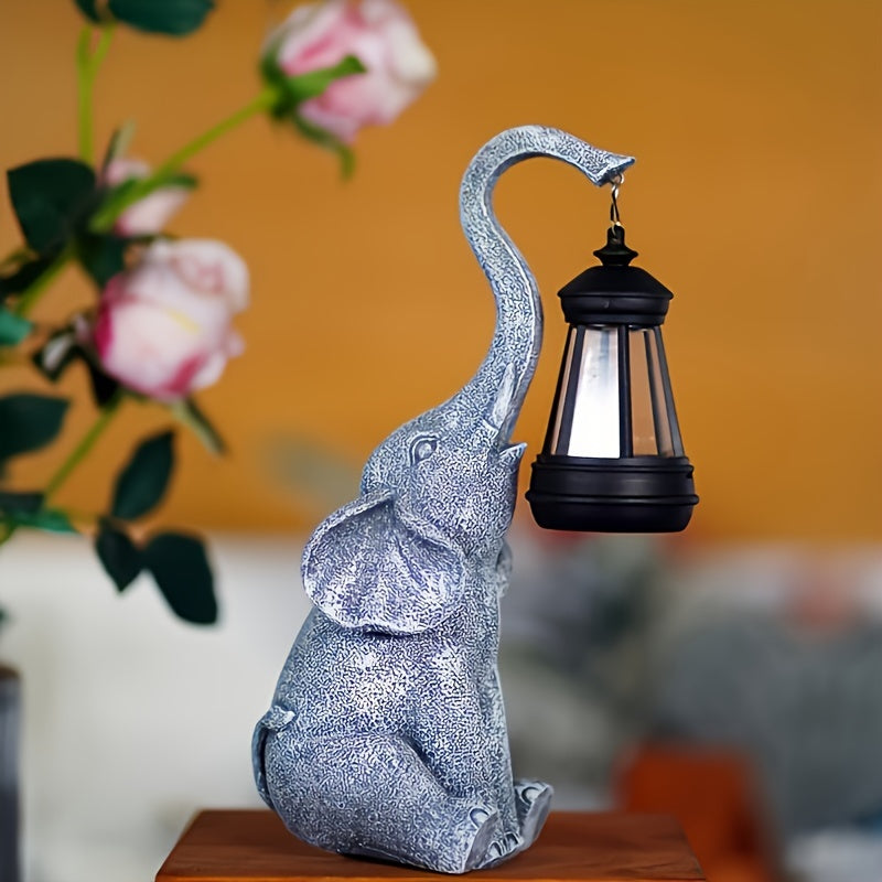 ElephantLuxe | Lampe Solaire Extérieure – Éclairage Décoratif Élégant