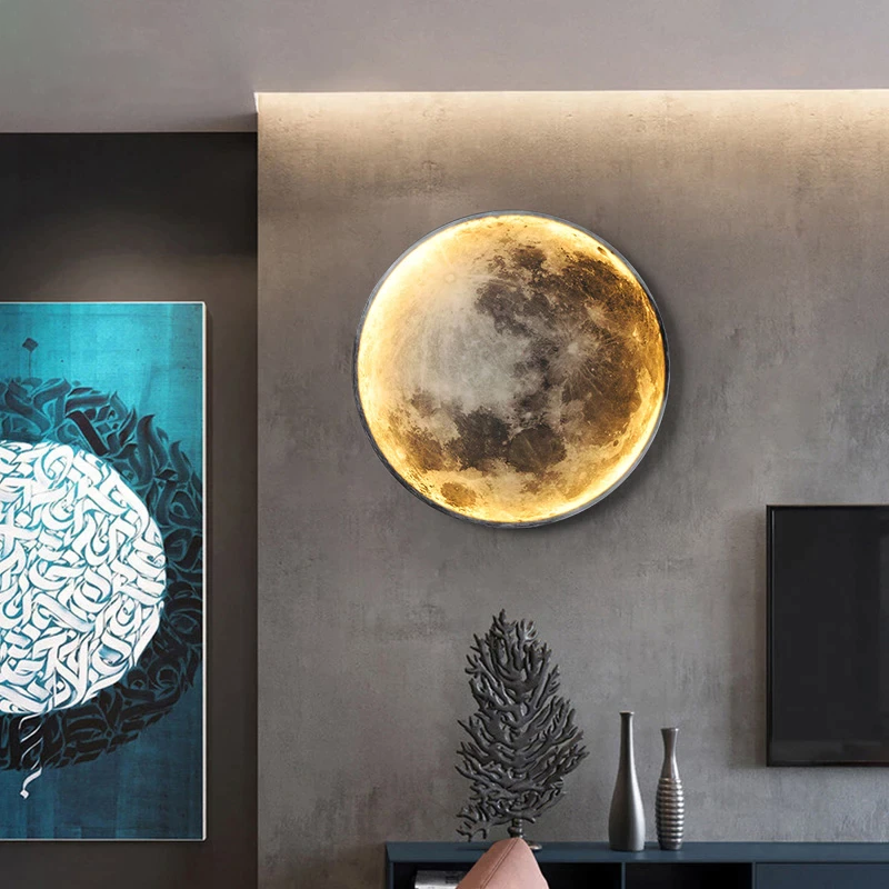 Élinor | Lampe Murale – Style Pleine Lune et Ambiance Relaxante