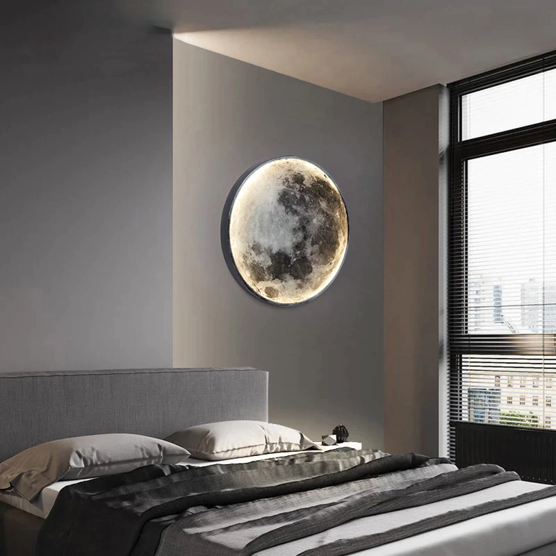Élinor | Lampe Murale – Style Pleine Lune et Ambiance Relaxante