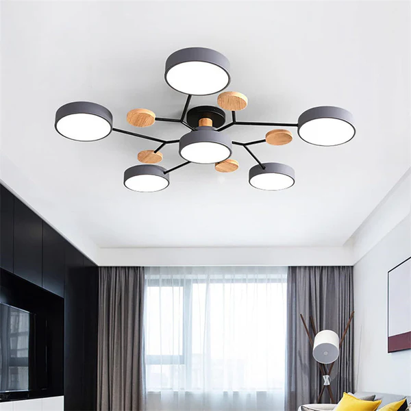 Élysia | Lustre de Plafond – Atmosphère Chaleureuse et Raffinée