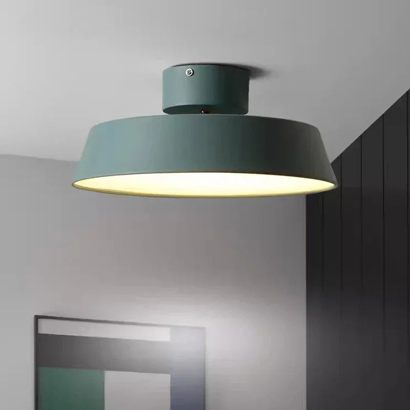 Flexora | Plafonnier LED – Design Moderne & Bras Articulés Vert