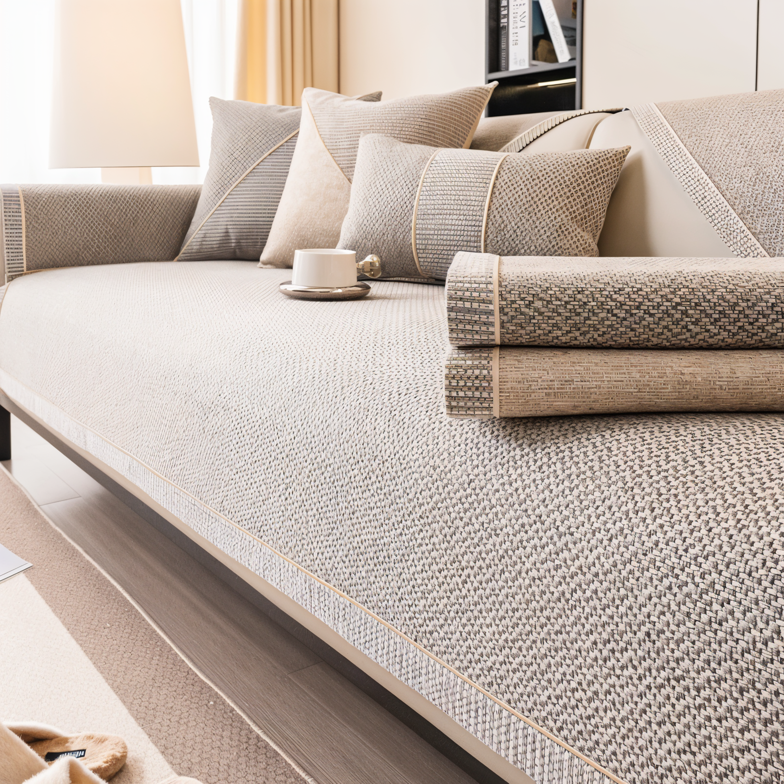 Fortelia | Housse de Canapé Antidérapante – Protection Élégante et Durable