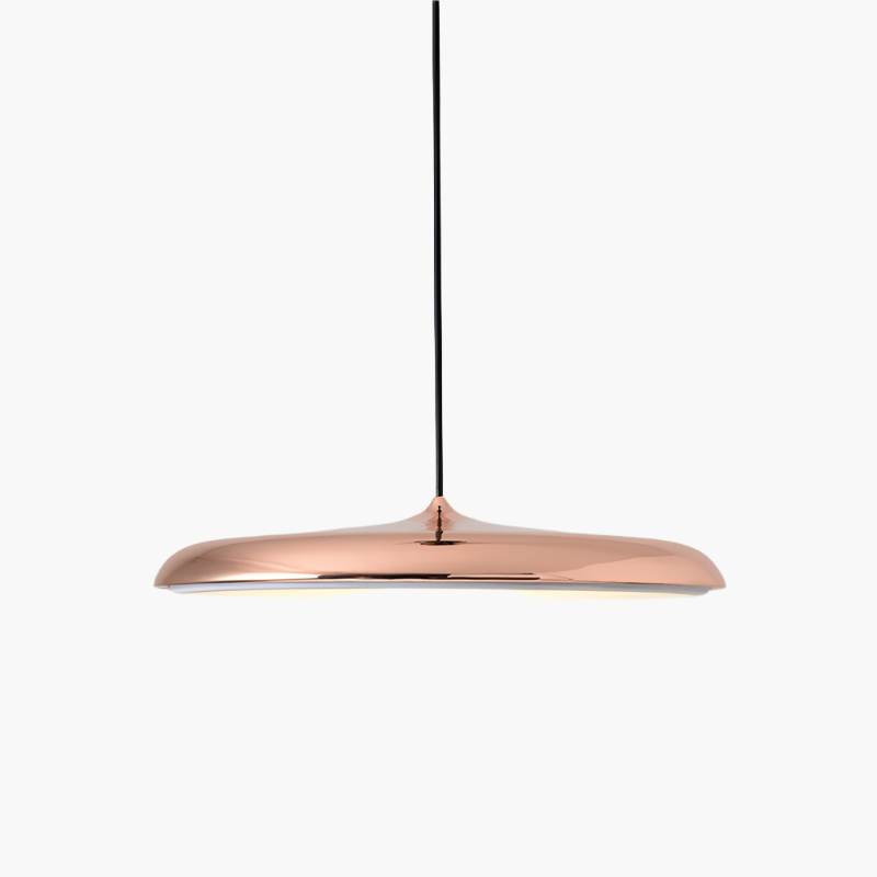 Haloria | Suspension Minimaliste – LED Intégrée Dia40cm Rose Gold