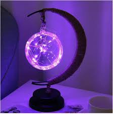 Auréna | Lampe de Table – Design Lunaire et Élégance Étoilée