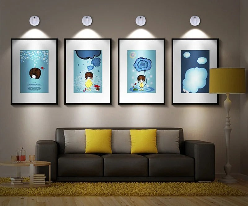 Liora | Projecteur LED Sans Fil – Éclairage Dimmable avec Télécommande