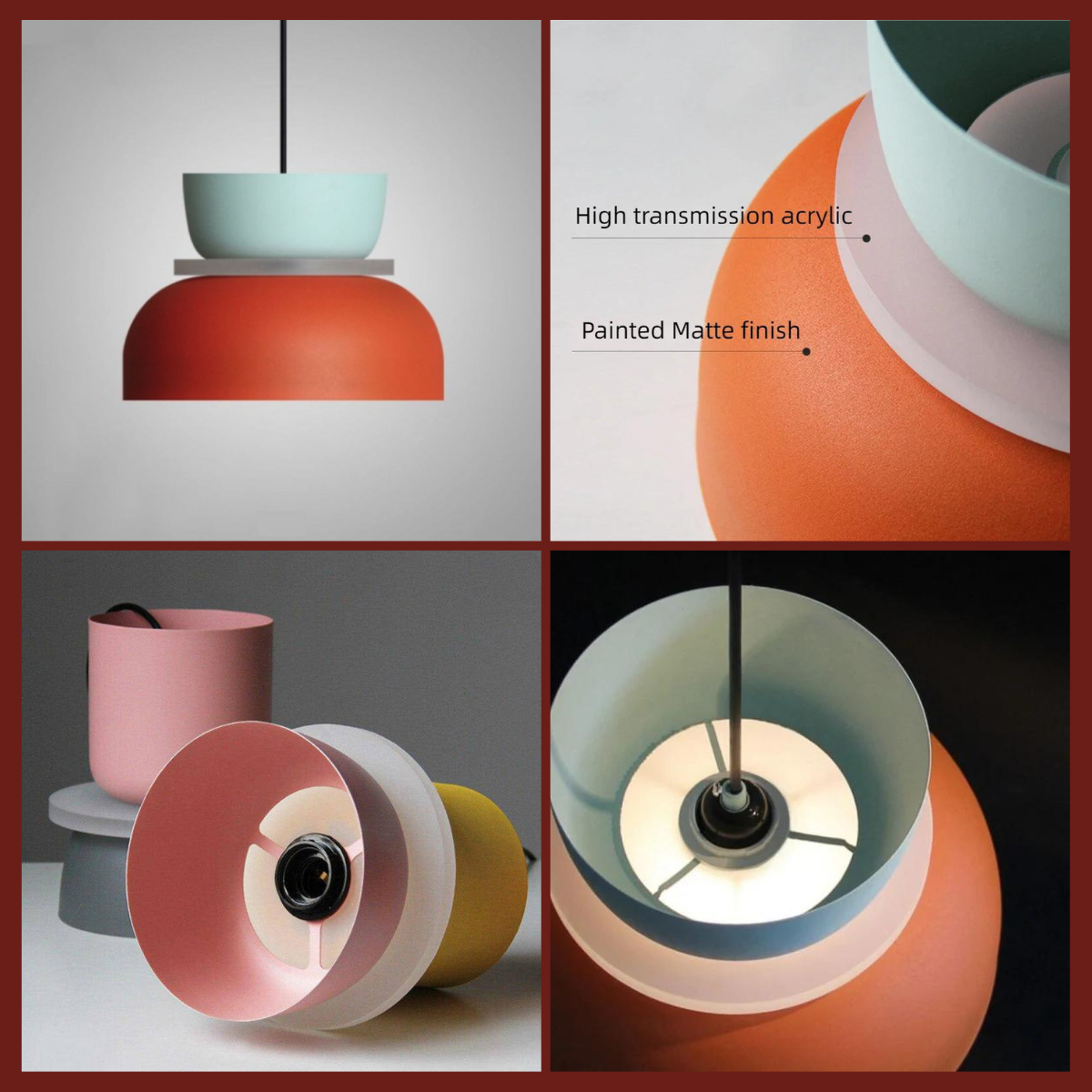 Marenza | Suspension Scandinave – Design Macaron et Élégance Moderne