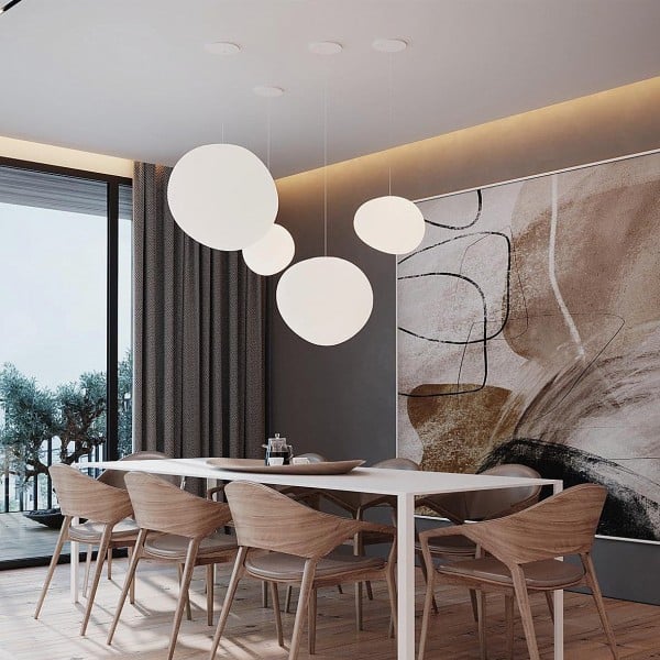 Luméno | Suspension Moderne – Design Minimaliste à Lumière Douce