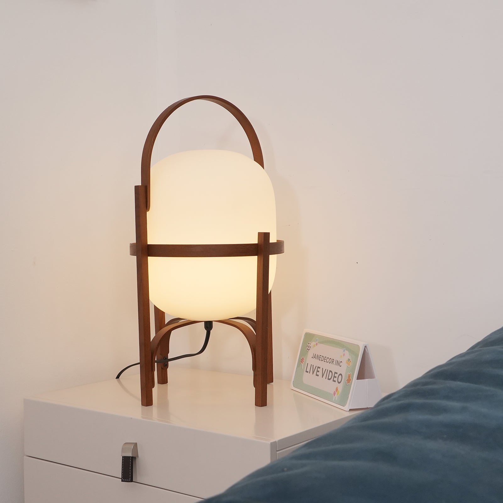 Portalis | Lampe de Table – Design transportable ambiance chaleureuse