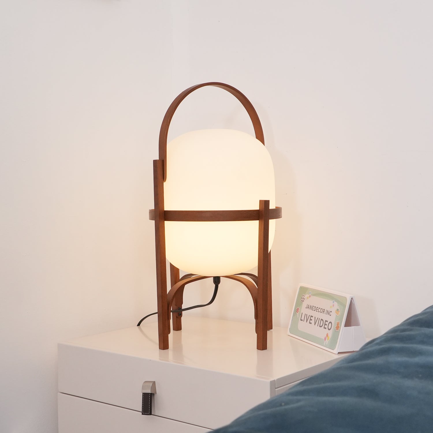 Portalis | Lampe de Table – Design transportable ambiance chaleureuse