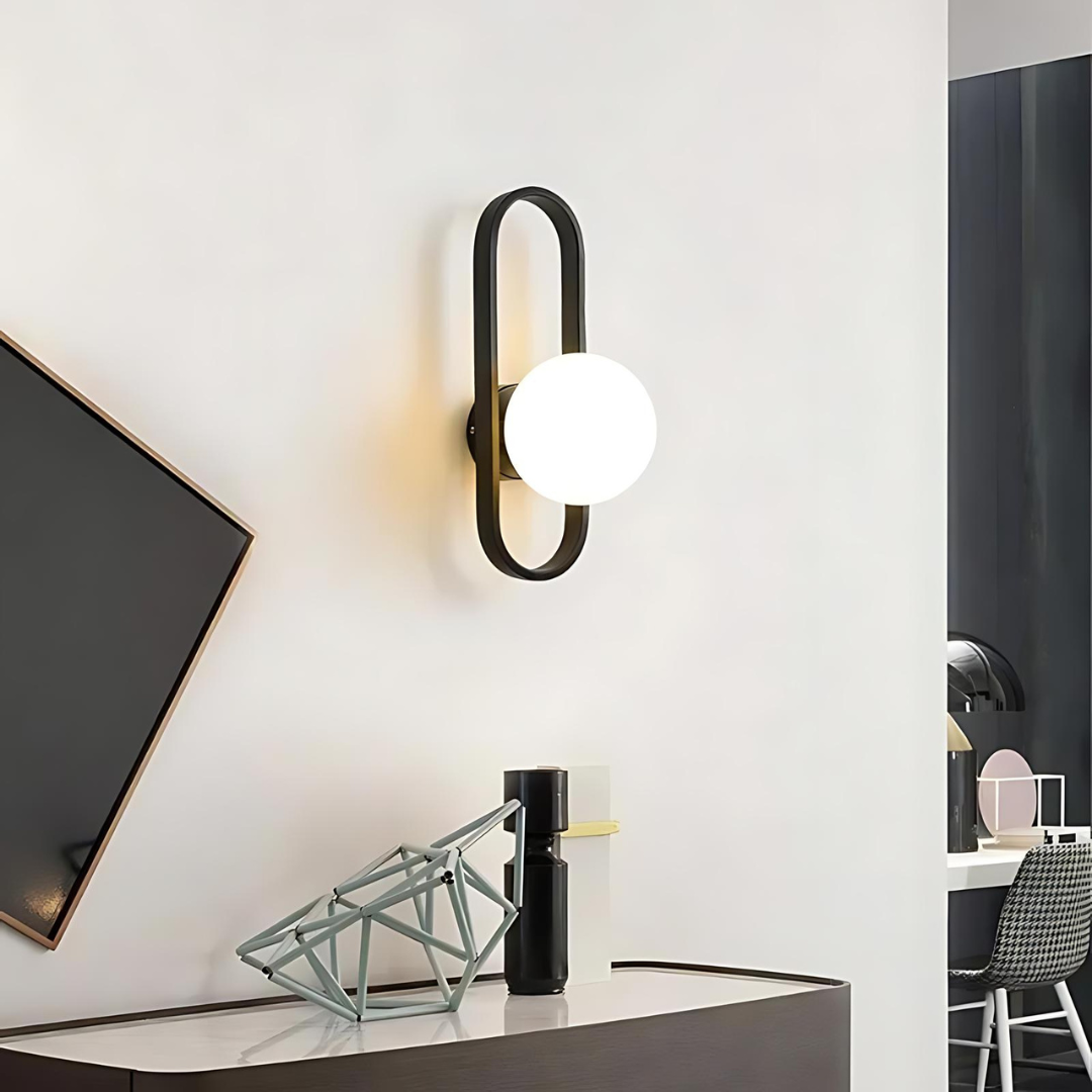 Veléa | Applique Murale LED – Ambiance Chic et Éclairage Élégant Noir-A