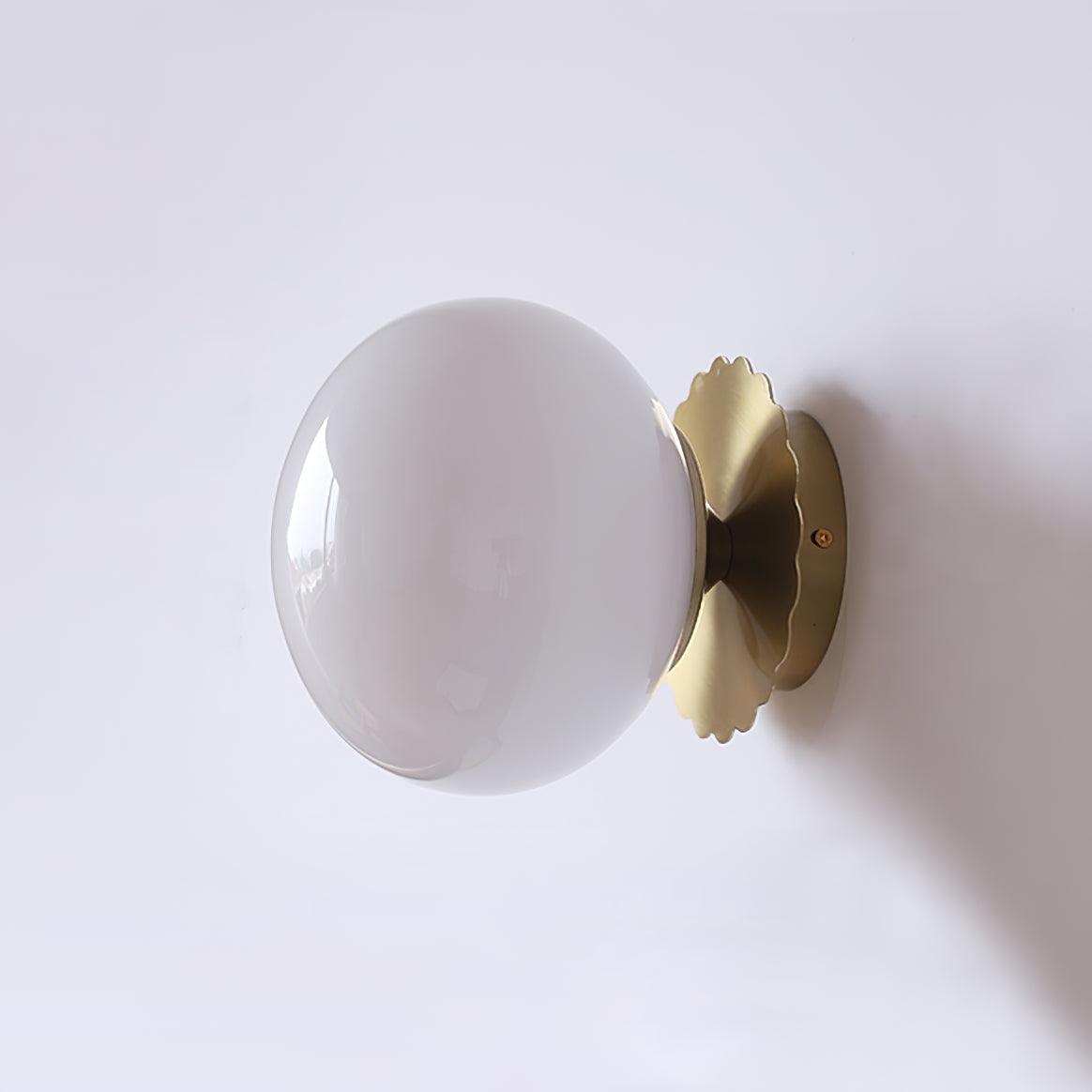 Velustra | Lampe Murale Verre – Chic Élégant et Moderne Or+Blanc