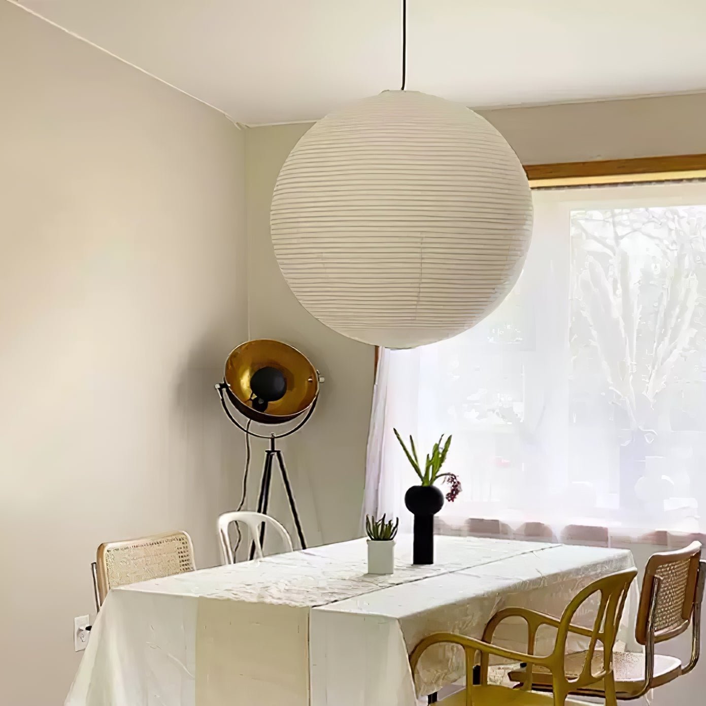 Akiréa | Suspension Ronde – Inspiration Japonaise et Lumière Apaisante