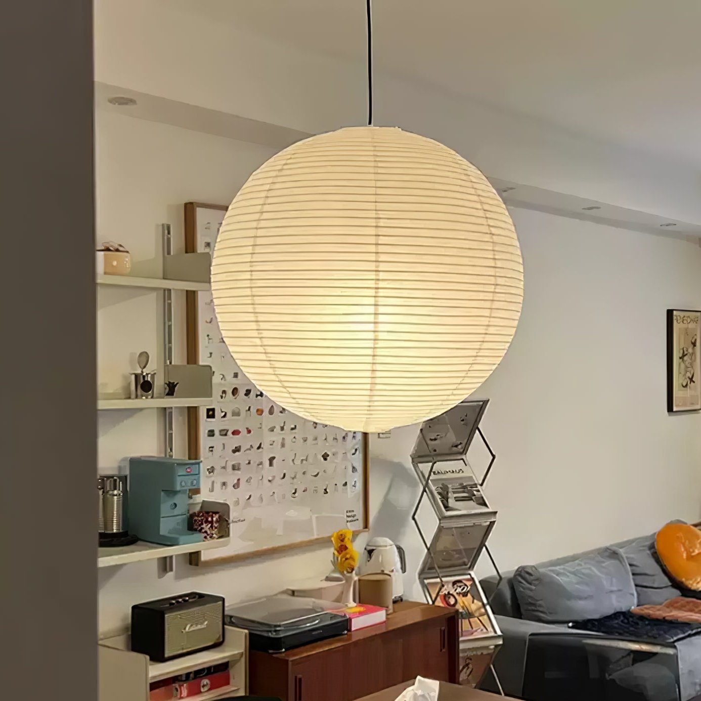 Akiréa | Suspension Ronde – Inspiration Japonaise et Lumière Apaisante