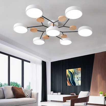 Élysia | Lustre de Plafond – Atmosphère Chaleureuse et Raffinée