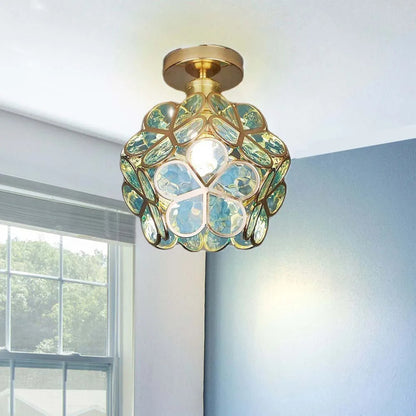 Aurivelle | Plafonnier en Verre – Élégance Unique et Lumière Douce