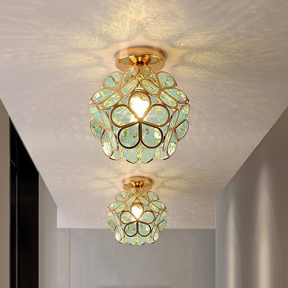 Aurivelle | Plafonnier en Verre – Élégance Unique et Lumière Douce