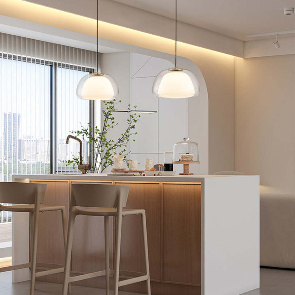 Opalys | Suspension Moderne – Éclairage Doux au Style Raffiné
