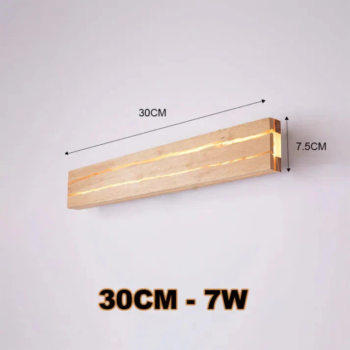 Armonia | Applique Murale LED Bois – Design Chic et Ambiance Naturelle