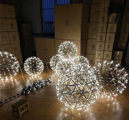 Stelliora | Lustre Boule LED – Éclat étoilé design contemporain