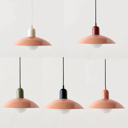 Macarisse | Suspension Macaron – Couleurs pastel, câble réglable
