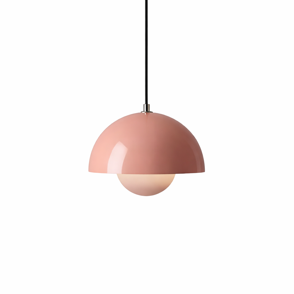 Héméra | Suspension Moderne – Élégance Tendance & Lumière Chaleureuse Rose