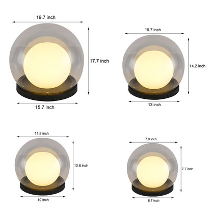LunaDome | Lampe Pilier Extérieure – Élégance Nocturne et IP65