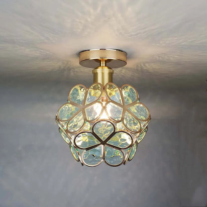 Aurivelle | Plafonnier en Verre – Élégance Unique et Lumière Douce