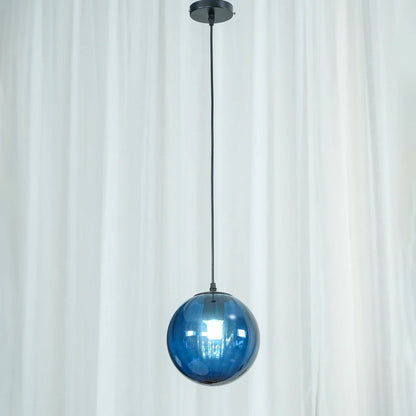 Éloura | Suspension Colorée – Teintes Intenses et Éclairage Chaleureux