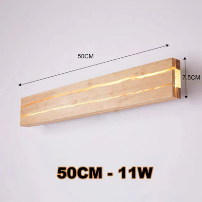 Armonia | Applique Murale LED Bois – Design Chic et Ambiance Naturelle