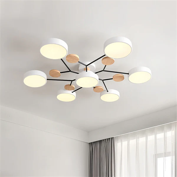 Élysia | Lustre de Plafond – Atmosphère Chaleureuse et Raffinée