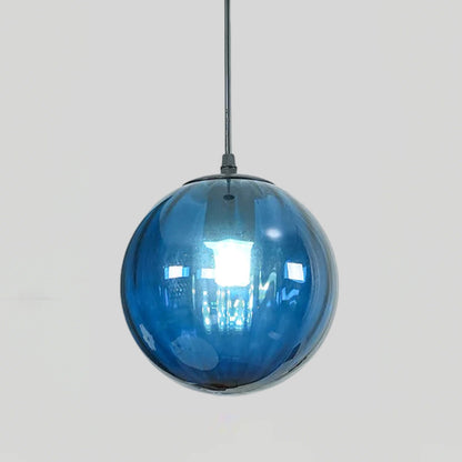 Éloura | Suspension Colorée – Teintes Intenses et Éclairage Chaleureux