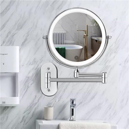 Clarior | Miroir de Maquillage – Éclairage Tactile et Chromé