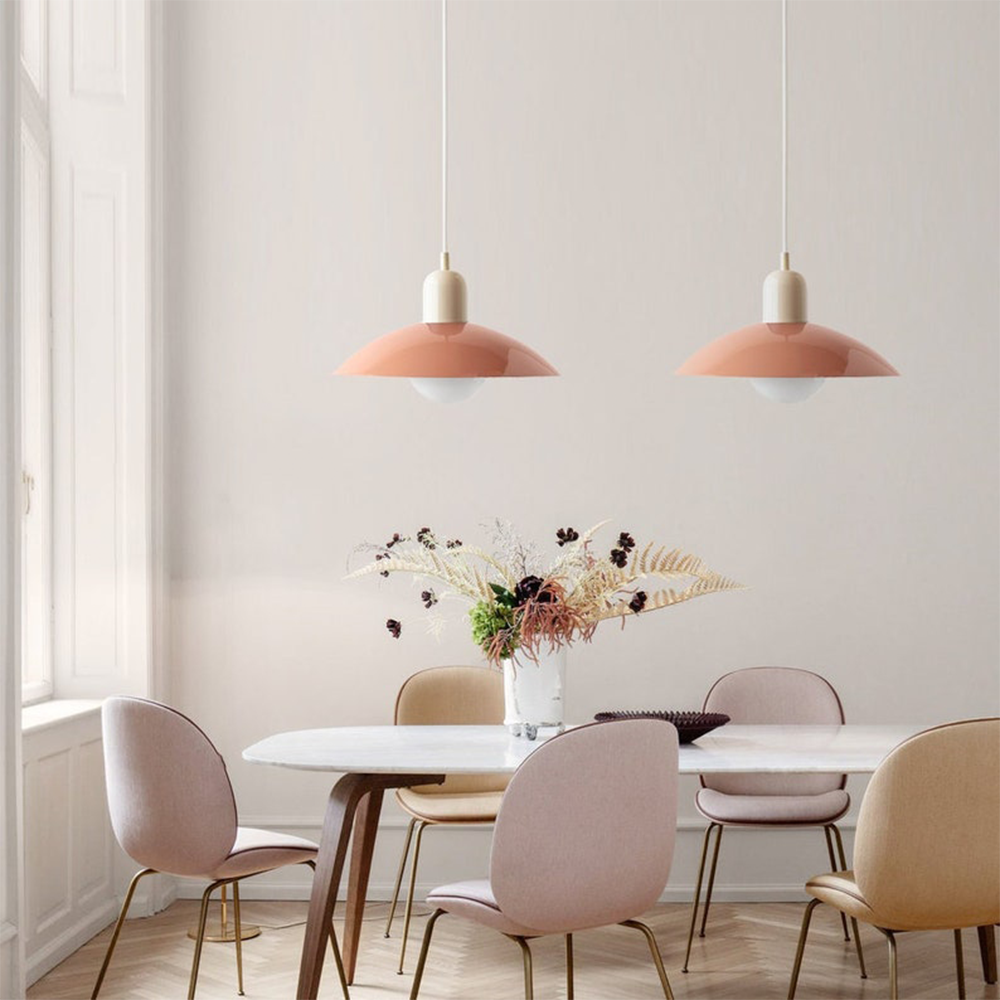 Macarisse | Suspension Macaron – Couleurs pastel, câble réglable