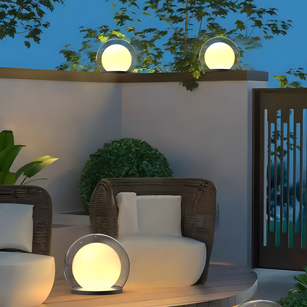 LunaDome | Lampe Pilier Extérieure – Élégance Nocturne et IP65