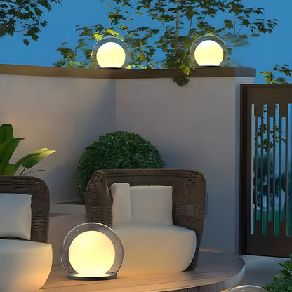 LunaDome | Lampe Pilier Extérieure – Élégance Nocturne et IP65