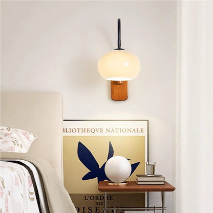 Cléora | Applique Murale – Style Contemporain et Verre Suspendu