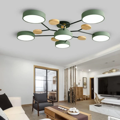 Élysia | Lustre de Plafond – Atmosphère Chaleureuse et Raffinée