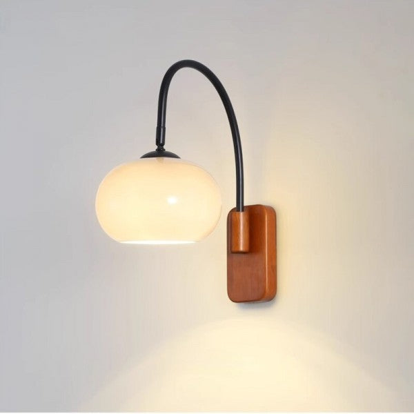 Cléora | Applique Murale – Style Contemporain et Verre Suspendu