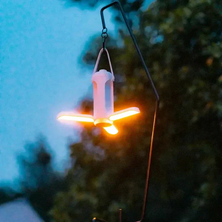 CampBeam | Lampe de Camping Pliable – Autonomie Longue Durée