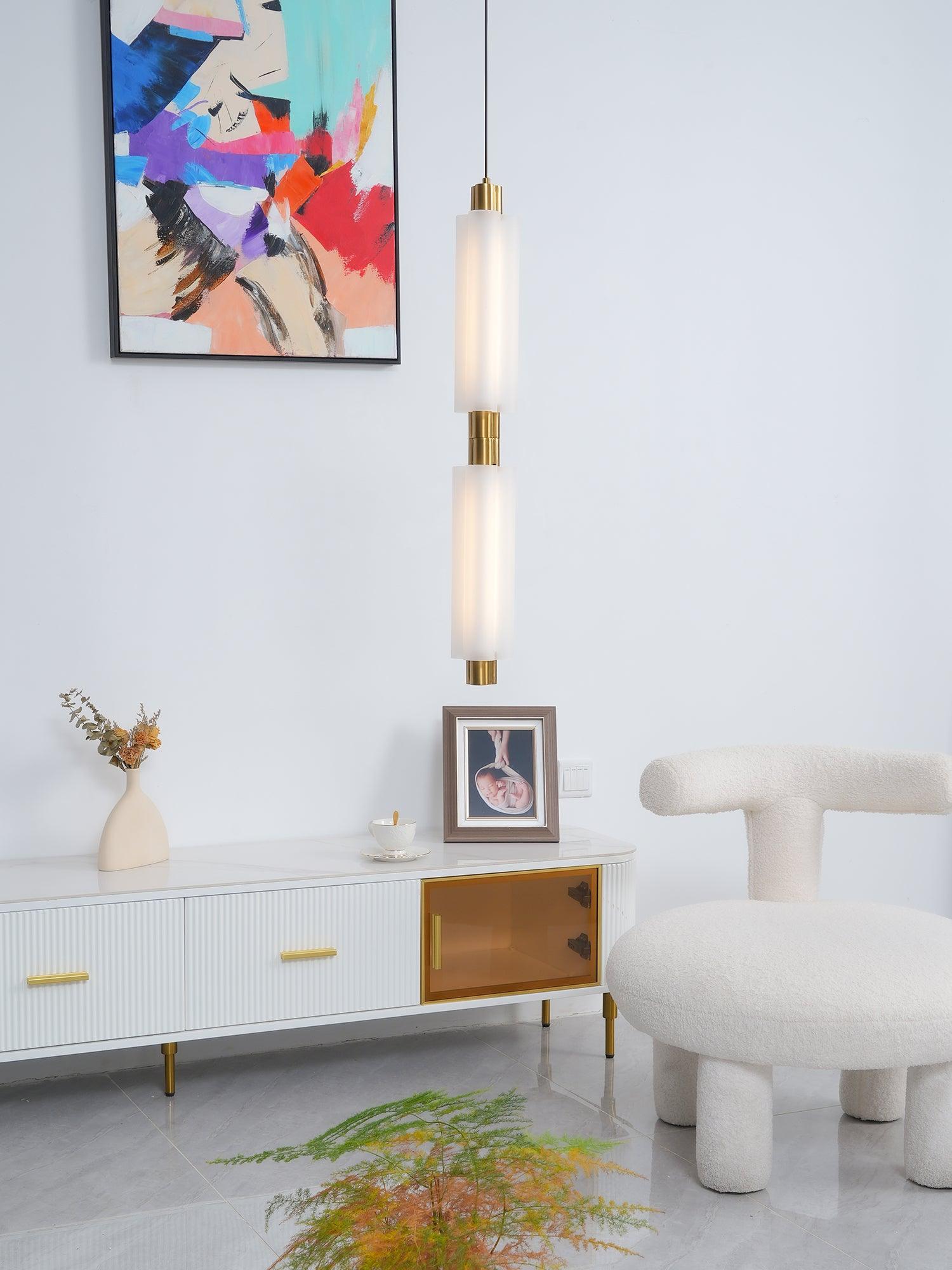 Oréline | Lampe Suspendue – Finitions or ou noir câble réglable