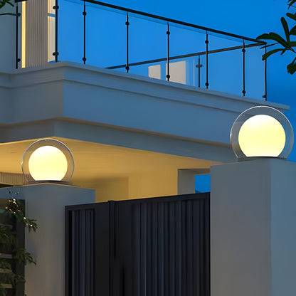 LunaDome | Lampe Pilier Extérieure – Élégance Nocturne et IP65