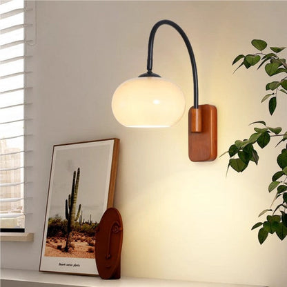 Cléora | Applique Murale – Style Contemporain et Verre Suspendu