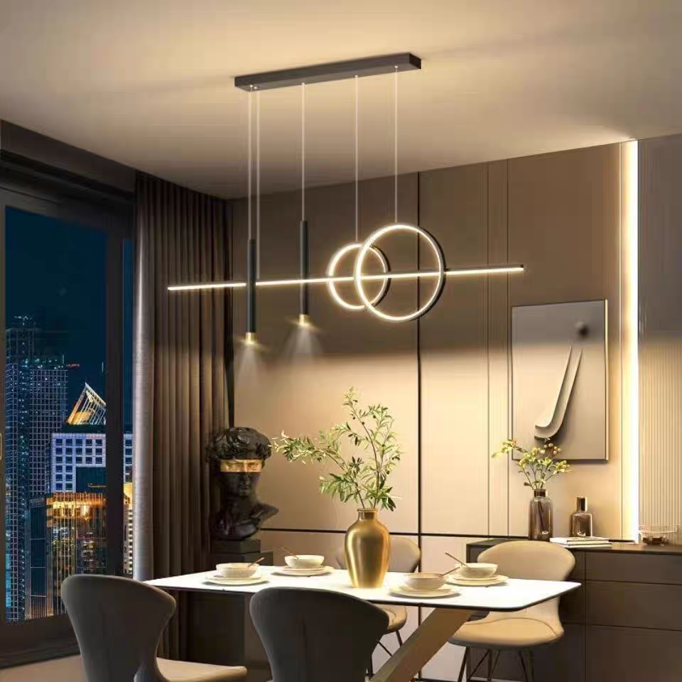 Lumérale | Plafonnier Design – 3 anneaux réglables, style minimaliste