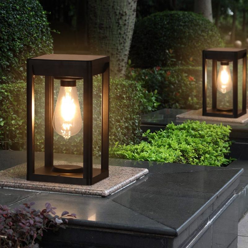 SunPost | Lampe Solaire de Colonne – Éclairage LED Éco-énergétique
