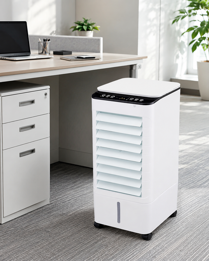 Aircale - Rafraîchisseur D'air Portable Sur Roulettes