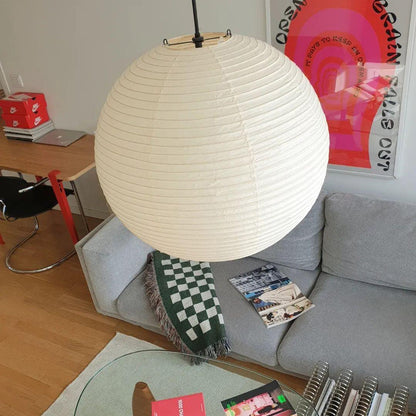 Akiréa | Suspension Ronde – Inspiration Japonaise et Lumière Apaisante